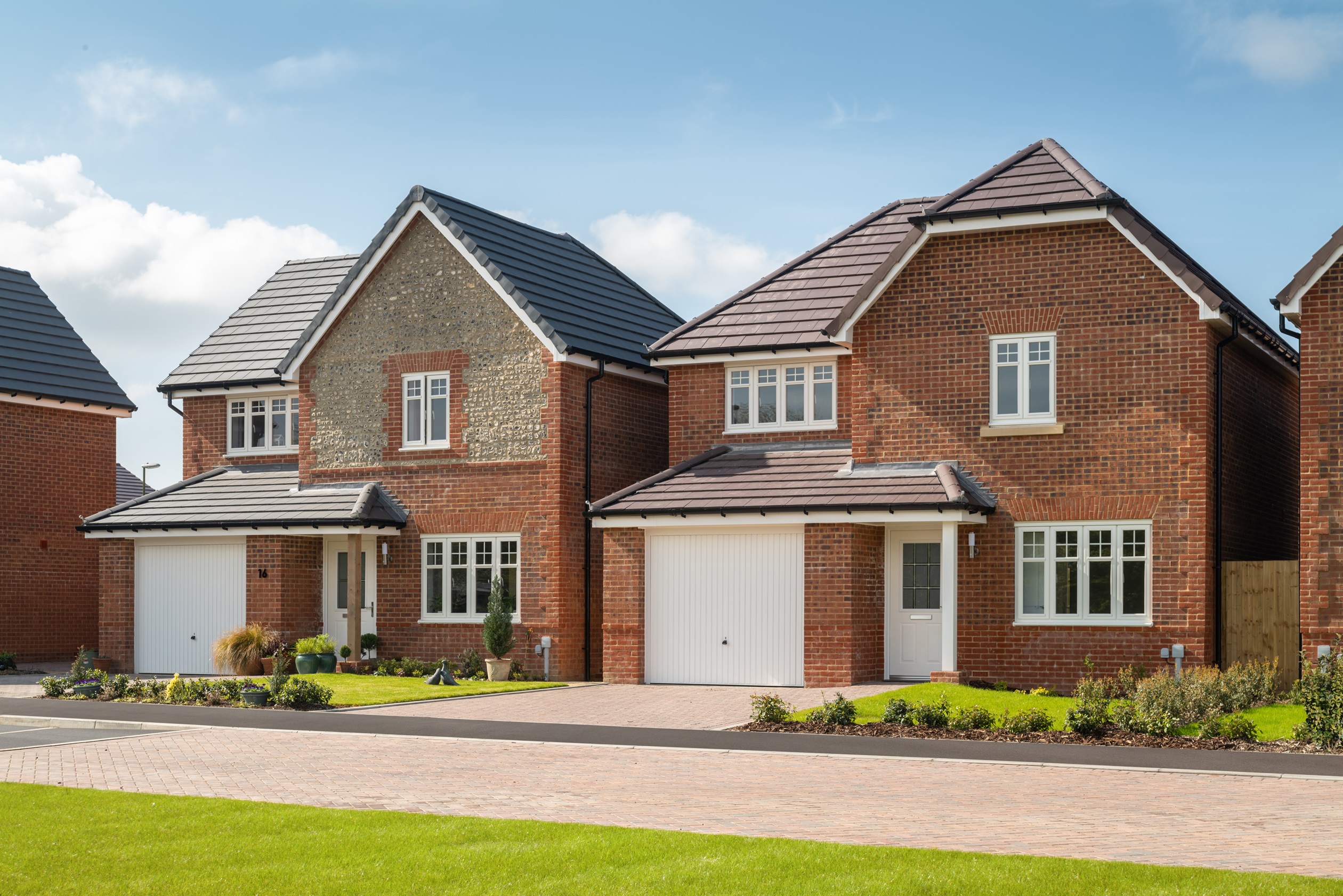 Street scene of the 3 bedroom Bewdley at Ryebank Gate May 2024